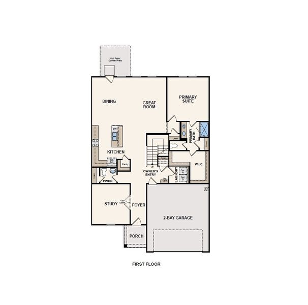 2D floor plan layout for the Sheldon by Century Communities in Caney Mills, Conroe, TX (Image 3). 2D floor plan layout for the Sheldon by Century Communities in Caney Mills, Conroe, TX (Image 3).
