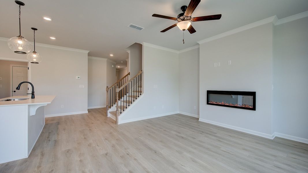 Spacious, unfurnished interior of a new home in Langley Overlook, Loganville (Image 18).