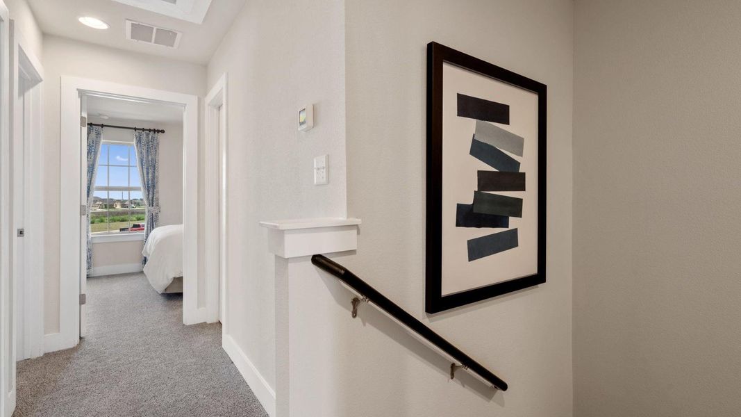 Spacious, unfurnished interior of a new home in Saddle Creek Twinhomes, Georgetown (Image 22). Spacious, unfurnished interior of a new home in Saddle Creek Twinhomes, Georgetown (Image 22).