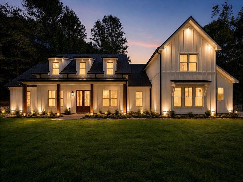 Front exterior of a new home in , Canton, GA, highlighting curb appeal (Image 32). Front exterior of a new home in , Canton, GA, highlighting curb appeal (Image 32).