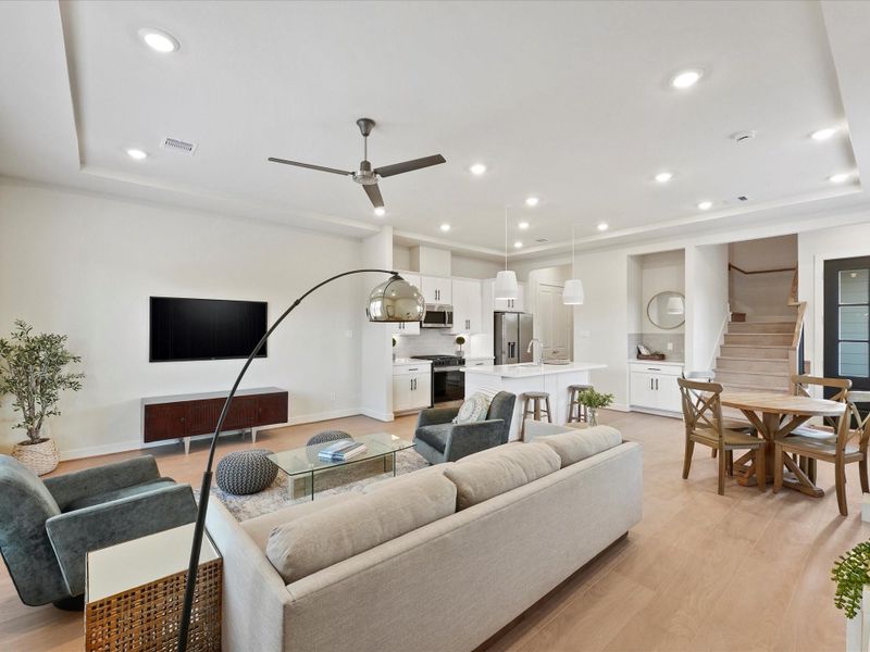 Furnished interior view inside a new home in , Houston (Image 5).