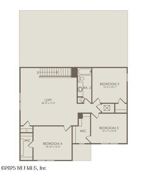 2D floor plan layout of this home in The Preserve at Bannon Lakes, St. Augustine, FL (Image 5). 2D floor plan layout of this home in The Preserve at Bannon Lakes, St. Augustine, FL (Image 5).