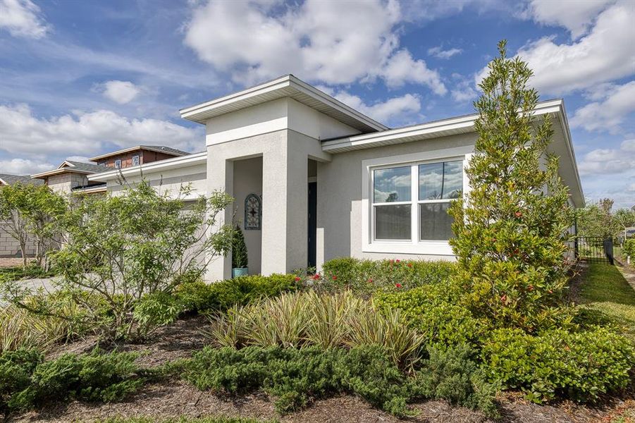 Front exterior of a new home in , Deland, FL, highlighting curb appeal (Image 2).