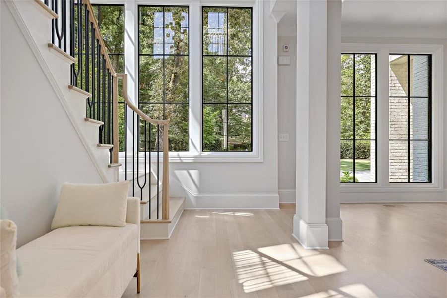 Furnished interior view inside a new home in , Atlanta (Image 35).