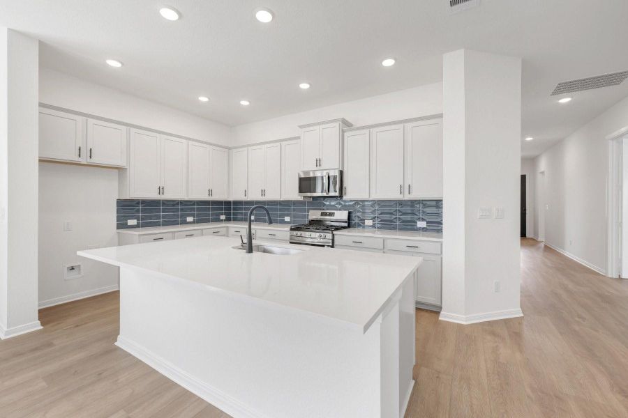 Furnished interior view inside a new home in Escondido - Terrace Collection, Magnolia (Image 7).