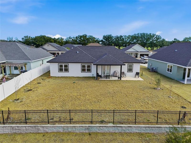Exterior details and patio area of a home in , Newberry (Image 22).