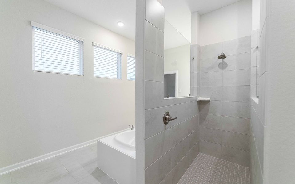 Furnished interior view inside a new home in Marvida, Cypress (Image 10).