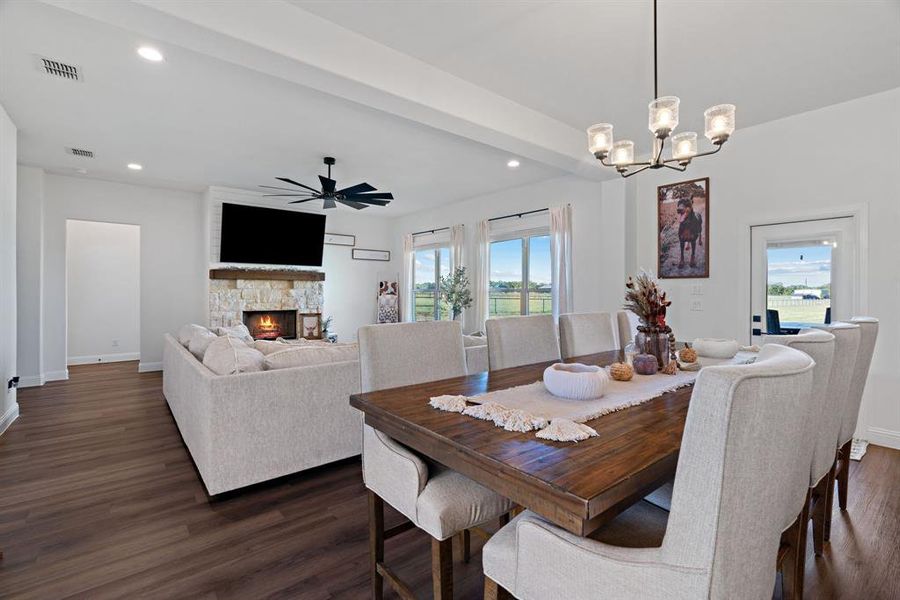 Furnished interior view inside a new home in , Garner (Image 17).