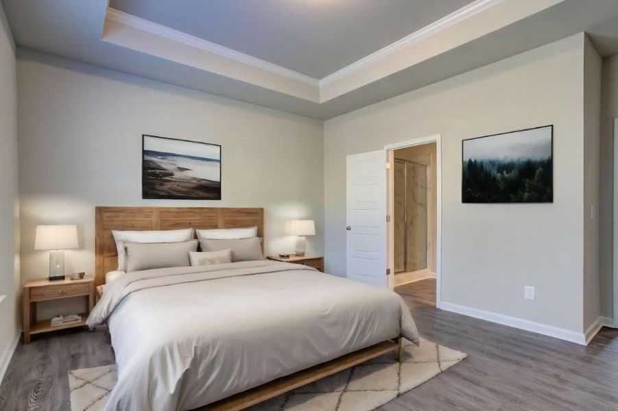 Furnished interior view inside a new home in Sutton's Landing, Statham (Image 9).