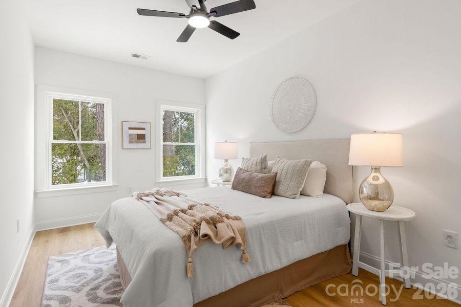 Furnished interior view inside a new home in , Charlotte (Image 39).