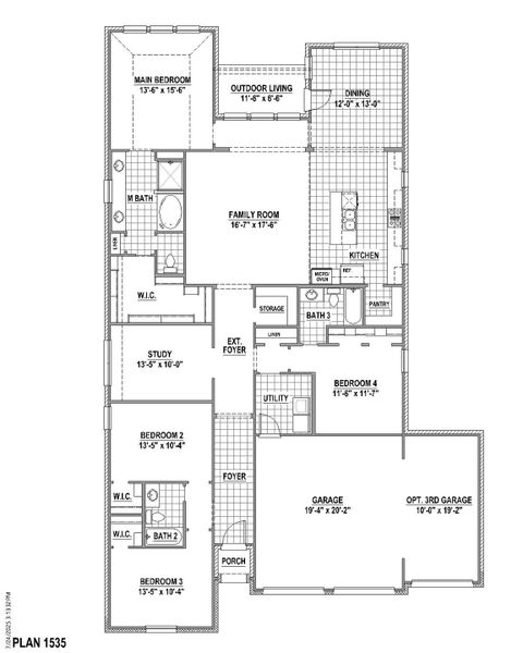 Plan 1535 1st Floor (3C) Plan 1535 1st Floor (3C)