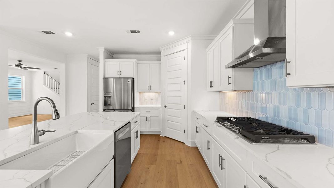 Furnished interior view inside a new home in Parkside, Santa Rosa Beach (Image 6).