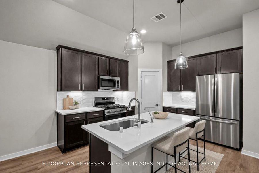 Furnished interior view inside a new home in Sorella, Tomball (Image 5).