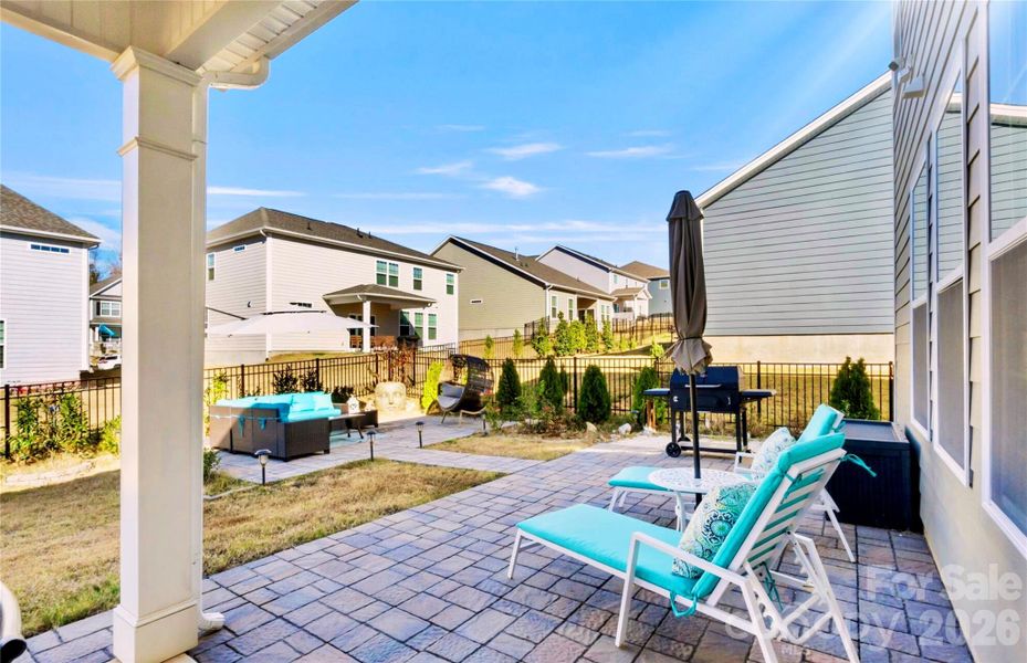 Exterior details and patio area of a home in Sylvan Creek, Denver (Image 28).