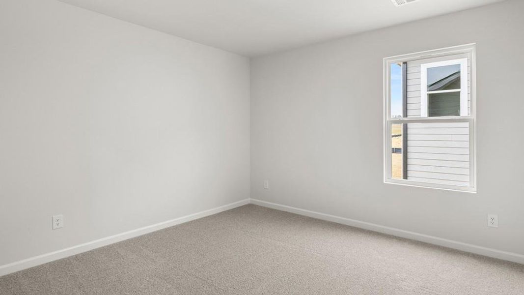 Spacious, unfurnished interior of a new home in Hamptons at Riverwood South, Dallas (Image 50).