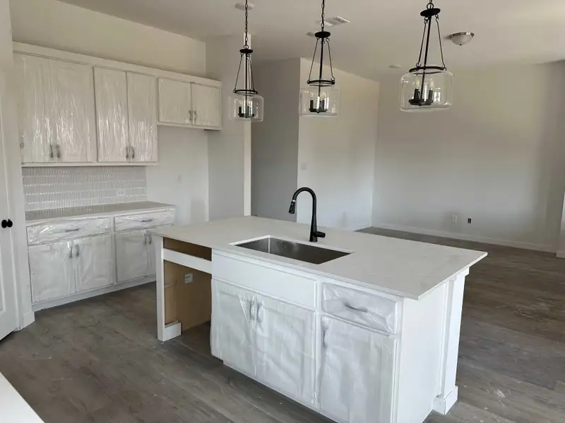 Kitchen Construction Progress featuring the Harmony Collection