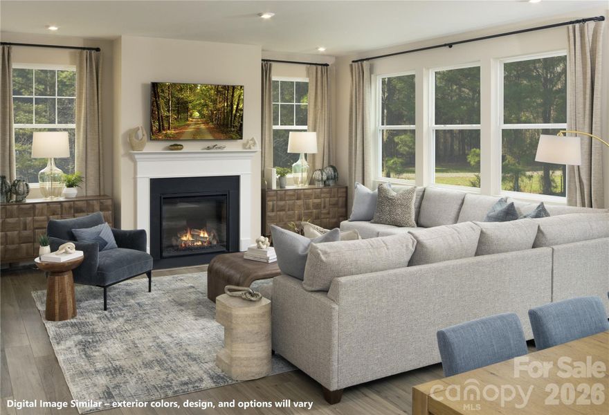 Furnished interior view inside a new home in Westfall, Gastonia (Image 13). Furnished interior view inside a new home in Westfall, Gastonia (Image 13).