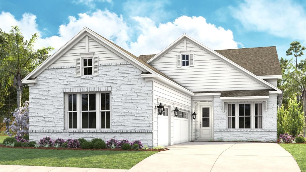 Heritage AS | Stone | 3 Car Garage