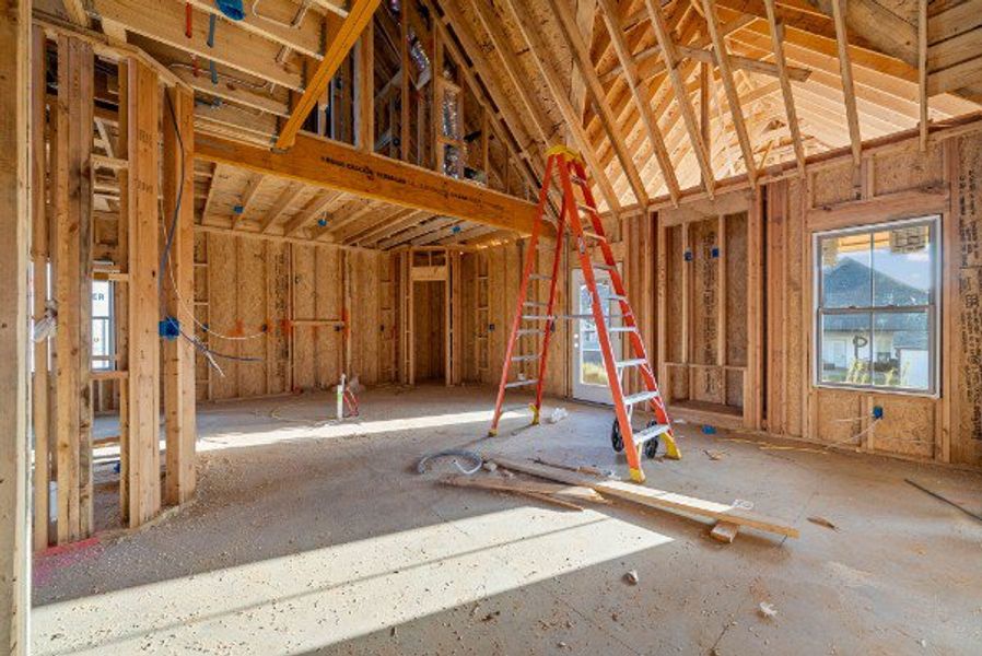 In-progress construction of a new home in Cherry Fields, Clarksville, TN (Image 9). In-progress construction of a new home in Cherry Fields, Clarksville, TN (Image 9).