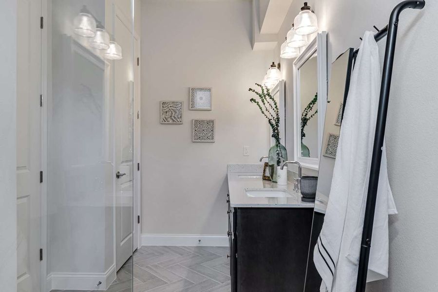 Representative furnished interior of a home built from the Kensington by Paytas Homes in The Reserve at Victoria, Deland (Image 12).