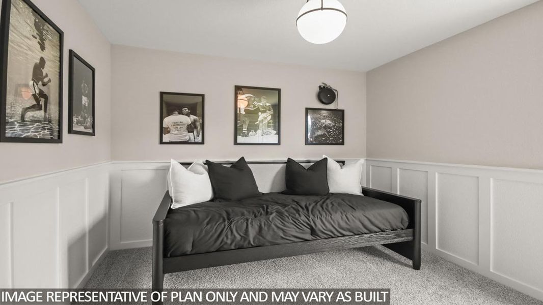 Furnished interior view inside a new home in The Canopies, Splendora (Image 20).