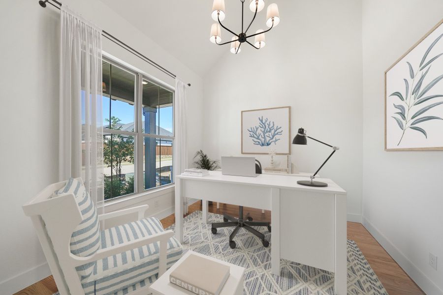 Furnished interior view inside a new home in Aster Park, McKinney (Image 20). Furnished interior view inside a new home in Aster Park, McKinney (Image 20).