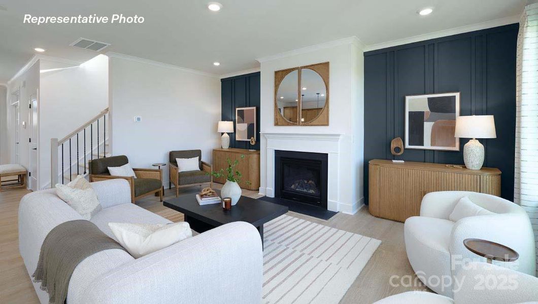 Furnished interior view inside a new home in Westport, York (Image 10).