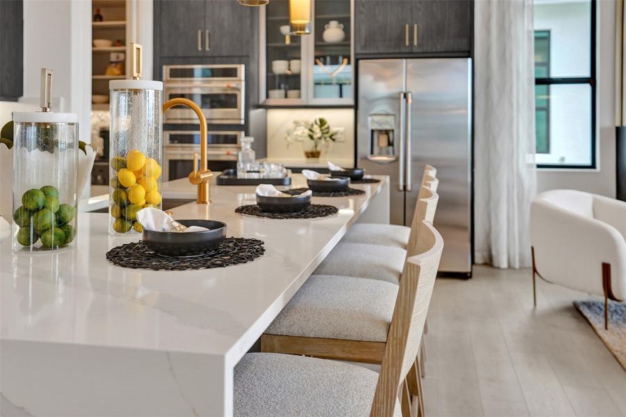 Furnished interior view inside a new home in Esprit at Avenir, Palm Beach Gardens (Image 30).