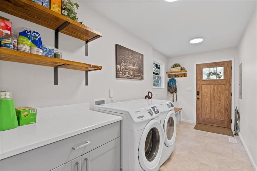 Furnished interior view inside a new home in , White (Image 9). Furnished interior view inside a new home in , White (Image 9).