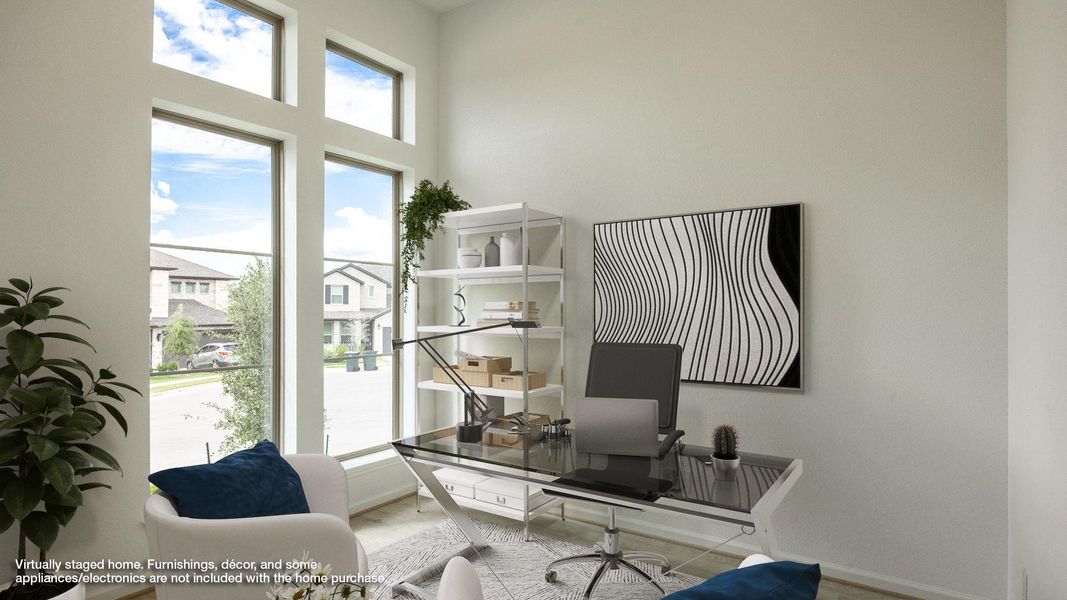 Office space featuring baseboards Office space featuring baseboards