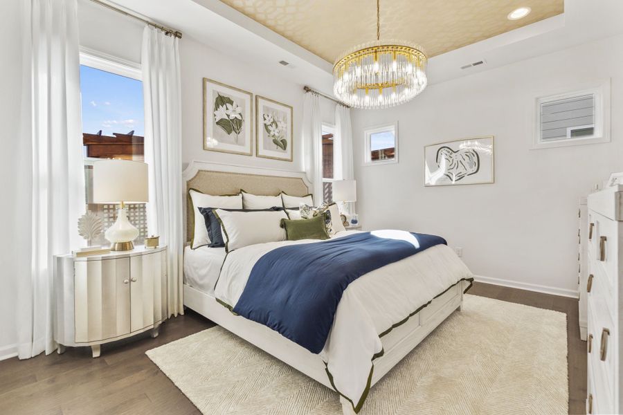 Representative furnished interior of a home built from the Pembrooke by Taylor Morrison in River Falls, Tega Cay (Image 7).