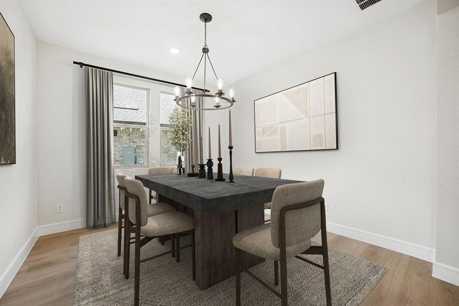 Furnished interior view inside a new home in Elevon, Lavon (Image 12). Furnished interior view inside a new home in Elevon, Lavon (Image 12).