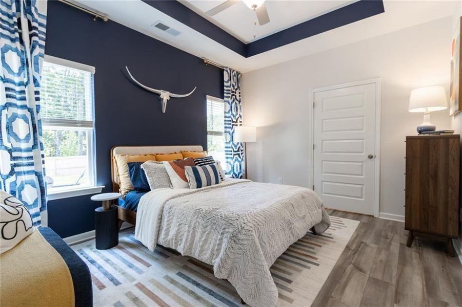 Furnished interior view inside a new home in The Andros, Dalton (Image 10).
