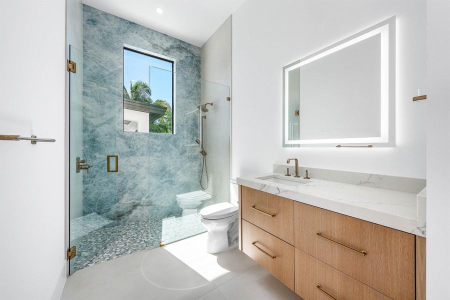 Furnished interior view inside a new home in , Jupiter (Image 14).