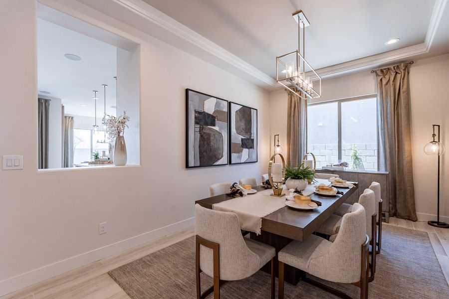 Representative furnished interior of a home built from the Hacienda Series - Cinnabar by Brightland Homes in Canyon Views - Hacienda, Litchfield Park (Image 15).