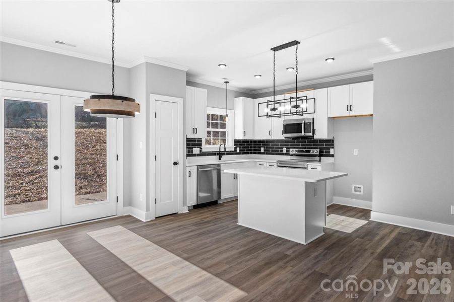 Furnished interior view inside a new home in , Winston-Salem (Image 11).