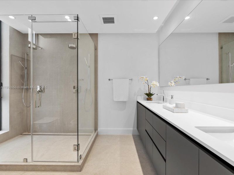 Furnished interior view inside a new home in , Miami Shores (Image 40).