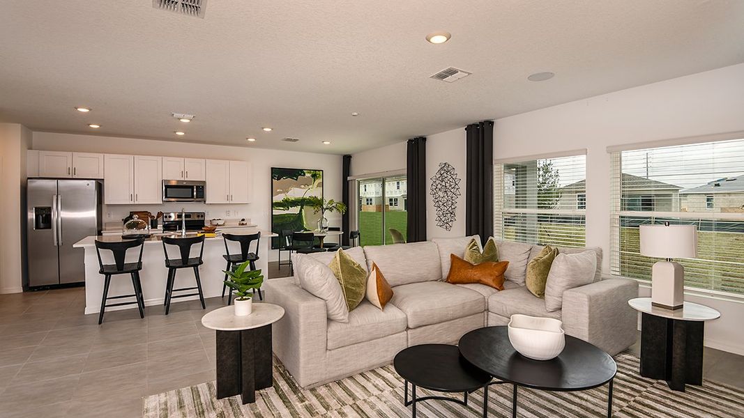 Furnished interior view inside a new home in Marion Creek, Haines City (Image 5).