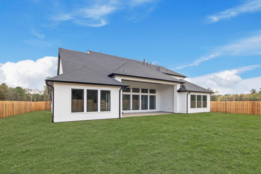 Exterior details and patio area of a home in Colton, Todd Mission (Image 4).