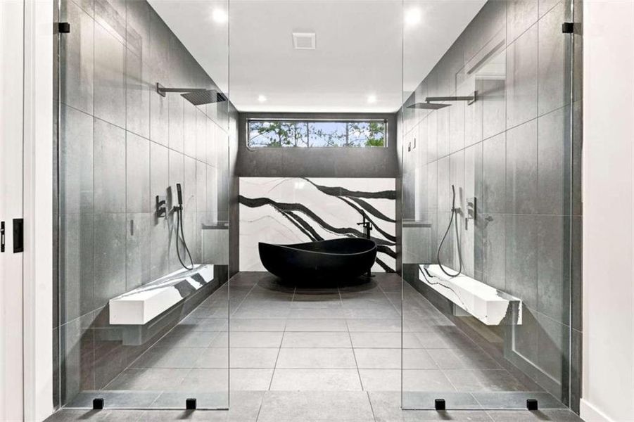 Furnished interior view inside a new home in , Atlanta (Image 17).