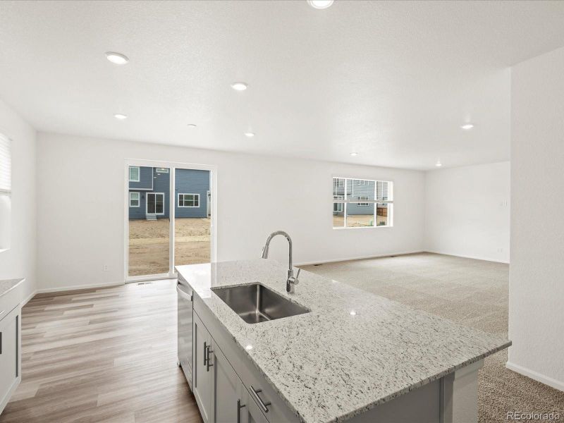 Furnished interior view inside a new home in Ridgeline Vista: The Flora Collection, Brighton (Image 16).