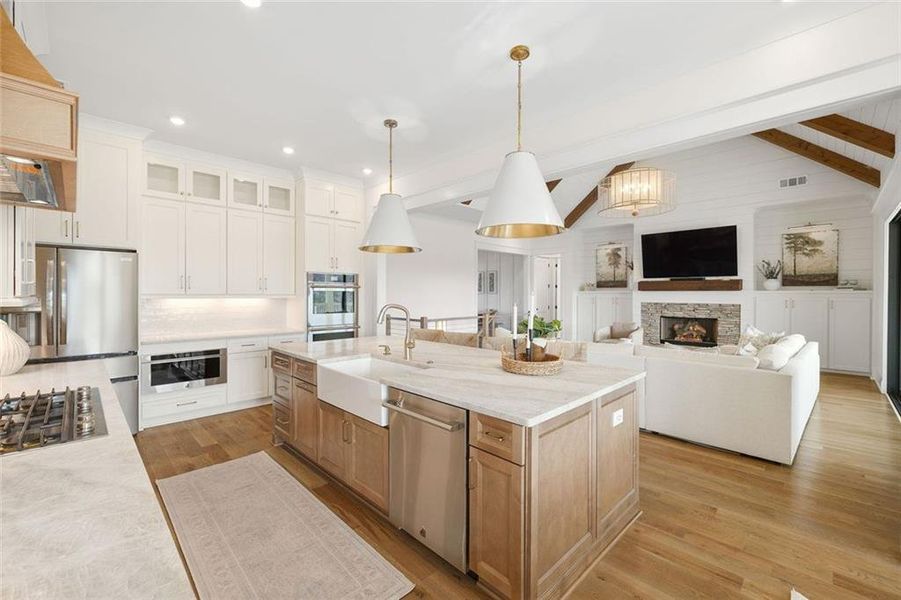 Furnished interior view inside a new home in , Dawsonville (Image 7).