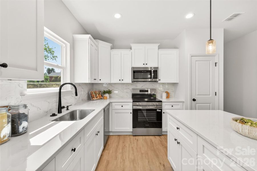 Furnished interior view inside a new home in , Mooresville (Image 18).
