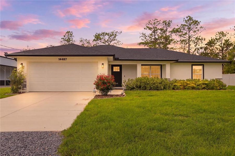 Front exterior of a new home in , Brooksville, FL, highlighting curb appeal (Image 26). Front exterior of a new home in , Brooksville, FL, highlighting curb appeal (Image 26).