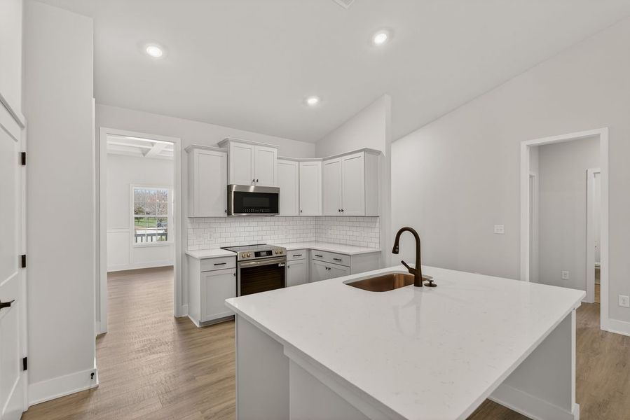 Furnished interior view inside a new home in Crystal Village, Albemarle (Image 4).
