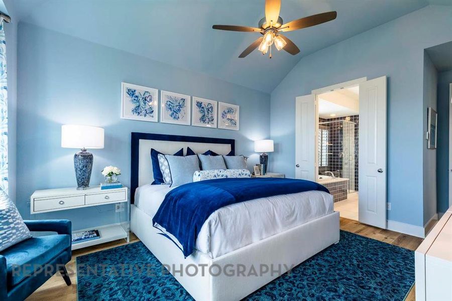 Furnished interior view inside a new home in Bel Air Village: 50ft. lots, Sherman (Image 34).