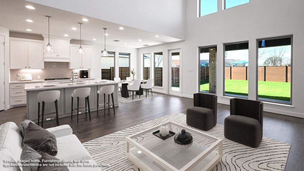 Furnished interior view inside a new home in Juniper Springs, Lockhart (Image 5).