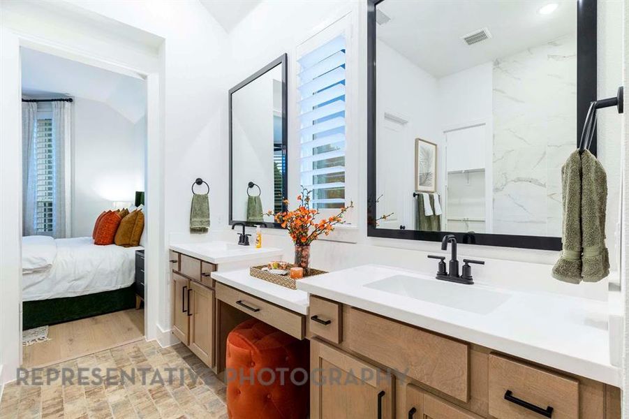 Furnished interior view inside a new home in Wildflower Ranch: Artisan Series - 60ft. lots, Dish (Image 7). Furnished interior view inside a new home in Wildflower Ranch: Artisan Series - 60ft. lots, Dish (Image 7).