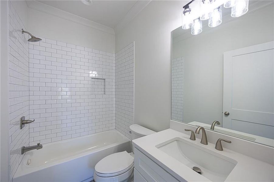 Furnished interior view inside a new home in , Atlanta (Image 7).