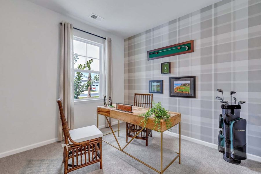 Representative furnished interior of a home built from the TUSCAN by D.R. Horton in Westbrook Retreat Villas at Savannah Quarters, Pooler (Image 16).